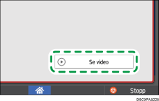 Illustrasjon av betjeningspanelet