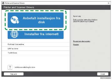 Illustrasjon av driverinstallasjon