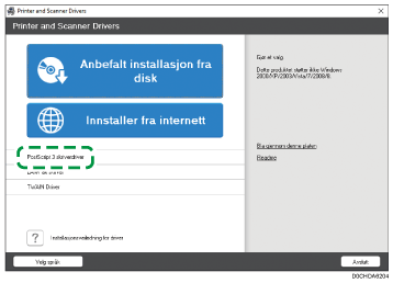 Illustrasjon av driverinstallasjon