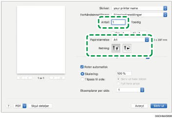 Illustrasjon av driverskjerm