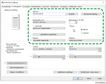 Illustrasjon av driverskjerm