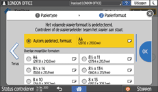 Afbeelding van bedieningspaneel