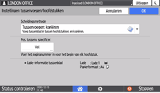 Afbeelding van bedieningspaneel