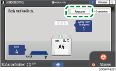 Afbeelding van bedieningspaneel