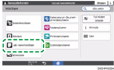 Afbeelding van bedieningspaneel