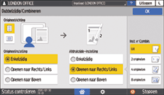 Afbeelding van bedieningspaneel