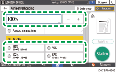 Afbeelding van bedieningspaneel