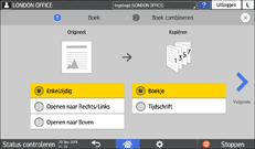 Afbeelding van bedieningspaneel