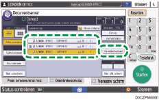 Afbeelding van bedieningspaneel