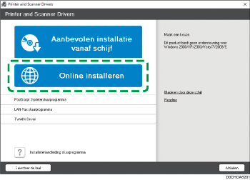 Illustratie van installatieprogramma van stuurprogramma