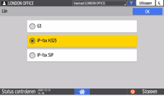 Afbeelding van bedieningspaneel