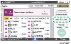 Afbeelding van bedieningspaneel