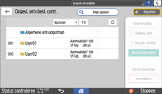 Afbeelding van bedieningspaneel