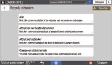 Afbeelding van bedieningspaneel