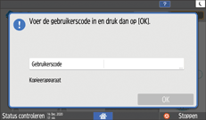 Afbeelding van bedieningspaneel