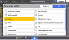 Afbeelding van bedieningspaneel