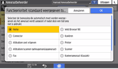 Afbeelding van bedieningspaneel