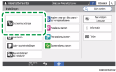 Afbeelding van bedieningspaneel