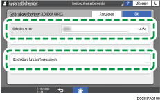 Afbeelding van bedieningspaneel
