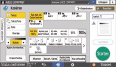 Afbeelding van bedieningspaneel