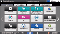 Afbeelding van bedieningspaneel