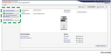Afbeelding internetbrowserscherm