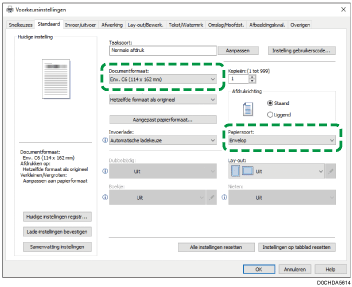 Illustratie stuurprogrammascherm