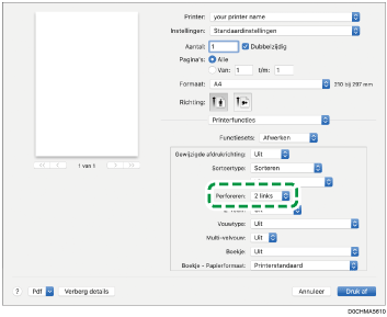 Illustratie stuurprogrammascherm