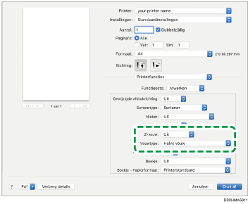 Illustratie stuurprogrammascherm