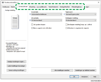 Illustratie stuurprogrammascherm