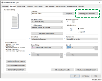 Illustratie stuurprogrammascherm