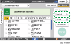 Afbeelding van bedieningspaneel