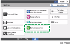 Afbeelding van bedieningspaneel