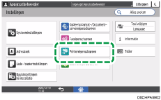 Afbeelding van bedieningspaneel
