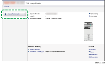 Afbeelding internetbrowserscherm