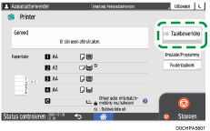 Afbeelding van bedieningspaneel