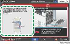 Afbeelding van bedieningspaneel