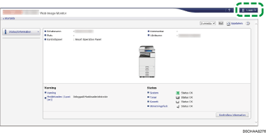 Bild av webbläsarens skärm