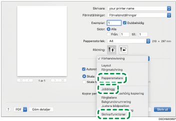 Bild på drivrutinens skärmbild