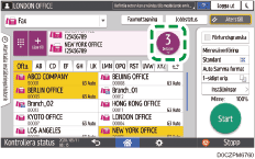 Bild på användarpanelens skärm