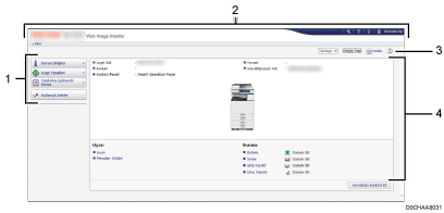 Web tarayıcısı ekranı resmi numaralı çağırma resmi