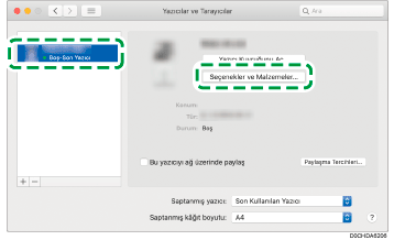 Sürücü ekranı gösterimi