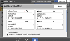 İşletim paneli ekran görseli