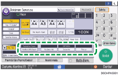 İşletim paneli ekran görseli