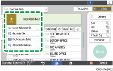 İşletim paneli ekran görseli