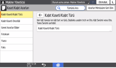 İşletim paneli ekran görseli