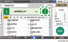 İşletim paneli ekran görseli