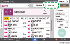 İşletim paneli ekran görseli