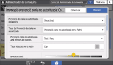 Il·lustració de pantalla del tauler d'operacions