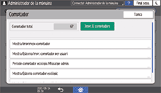 Il·lustració de pantalla del tauler d'operacions